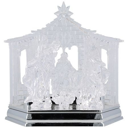 Festive Voice Musical Nativity Scene