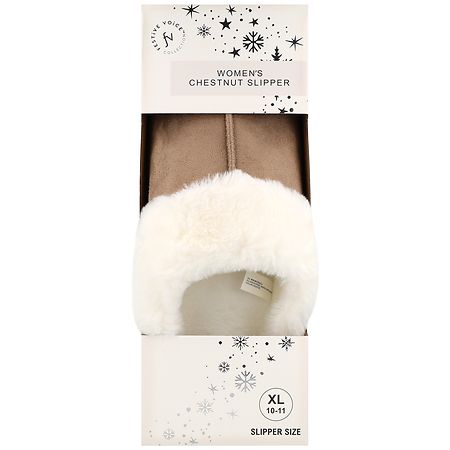 Festive Voice Women's Slippers Size XL 10-11 Chestnut