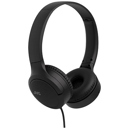 JVC USB-C Wired On-Ear Headphones Black