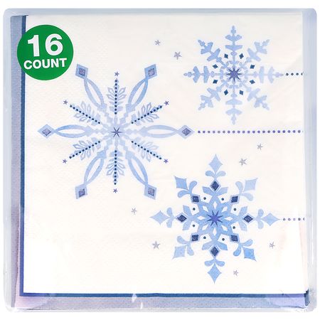 Festive Voice Snowflake Lunch Napkins