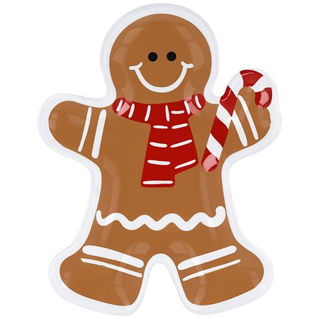 Festive Voice Melamine GIngerbread Tray