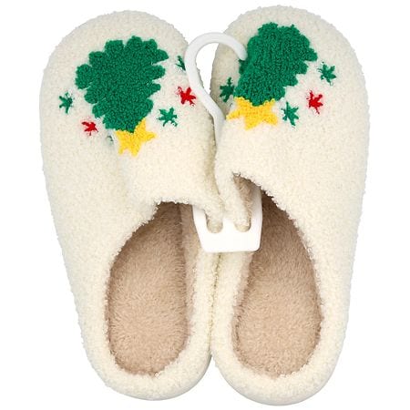 Festive Voice Sherpa Slippers L/ XL (9-10)