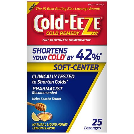 Cold-Eeze Cold Remedy Soft-Center Liquid Honey Lozenges