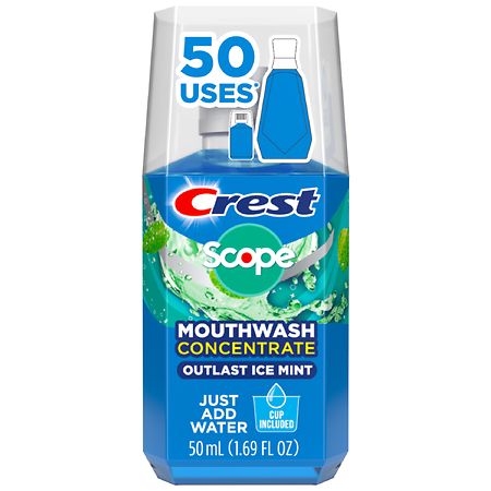 Crest Scope Mouthwash Concentrate Outlast Ice Mint
