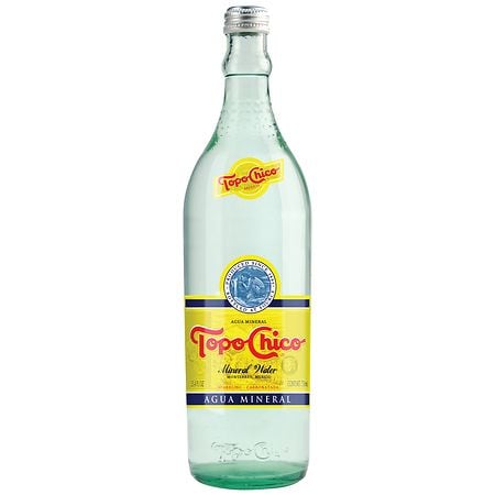 Topo Chico Sparkling Mineral Water Glass Bottle