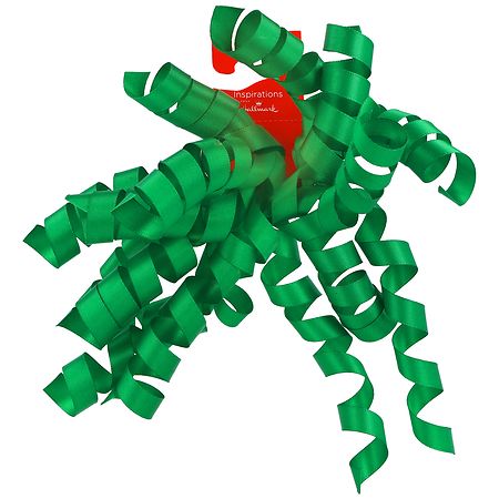 Inspirations from Hallmark Poly Satin Fabric Bow Green