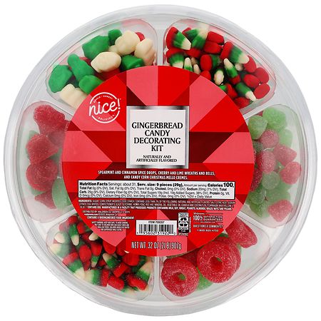 Nice! Gingerbread Candy Decorating Kit