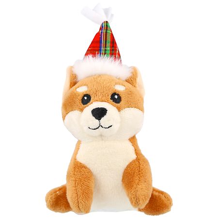 Festive Voice Plush Singing Animal, Assortment Dark Green