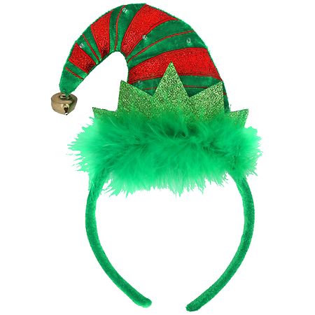 Festive Voice Flashing Holiday Headband Assorted
