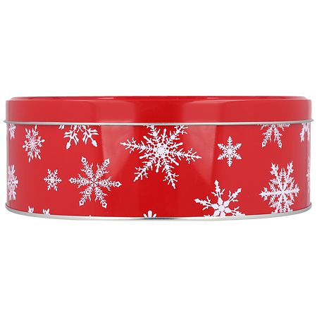 Festive Voice Cookie Tin Snowflake
