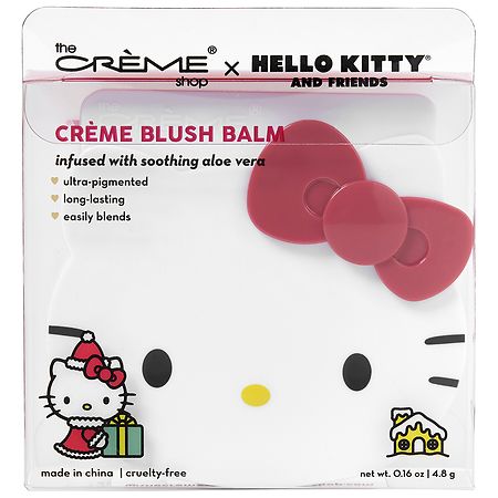The Creme Shop Hello Kitty & Friends Creme Blush Balm Infused with Soothing Aloe Vera Cranberry Crush