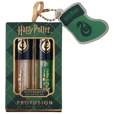 Profound Cosmetics Harry Potter Holiday Slytherin Stocking Stuffer Lip Oil Duo