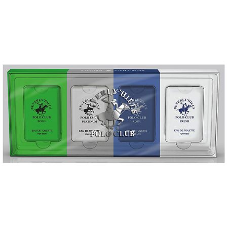 Beverly Hills Polo Club Men's Eau de Toilette Pocket Spray Set