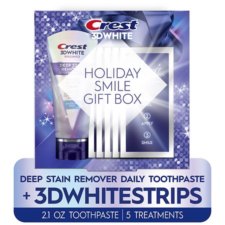 Crest 3D White Holiday Smile Teeth Whitening Gift Box