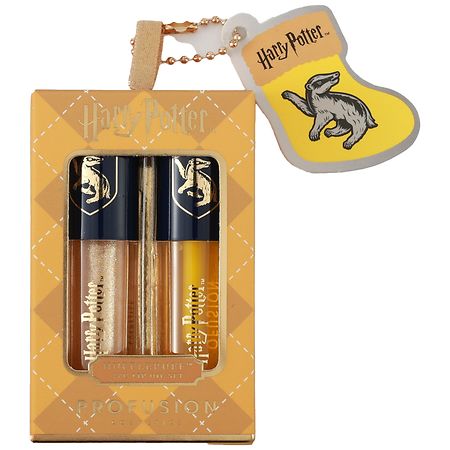 Profound Cosmetics Harry Potter Holiday Huffle Puff Stocking Stuffer Lip Oil Duo