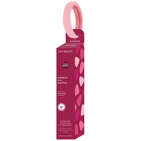 ESW Beauty Enhanced Protection Lip Treatment Raspberry Acai Smoothie Rich Berry