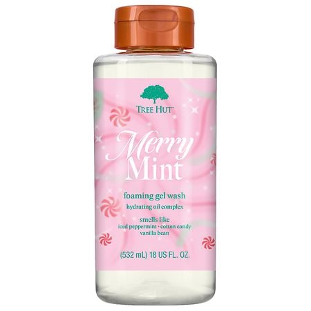 Tree Hut Foaming Gel Wash Hydrating Oil Complex Merry Mint