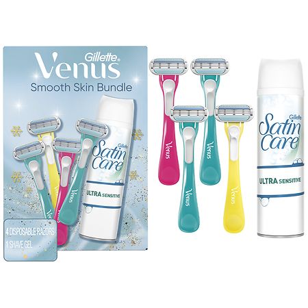 Gillette Venus Tropical Women's Disposable Razors, Holiday Gifts for Women