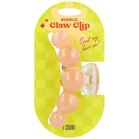 Walgreens Bubble Claw Clip Pink