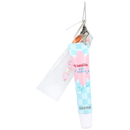 Walgreens Lip Gloss & Donut Keychain Vanilla