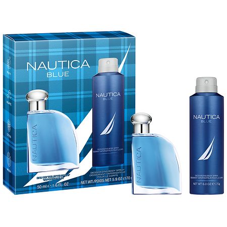 Nautica Blue Eau De Toilette & Deodorizing Body Spray Duo Gift Set