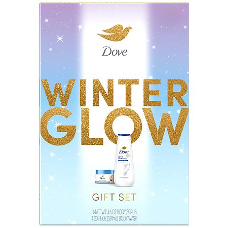 Dove Winter Glow Gift Set Crushed Macadamia & Rice Milk