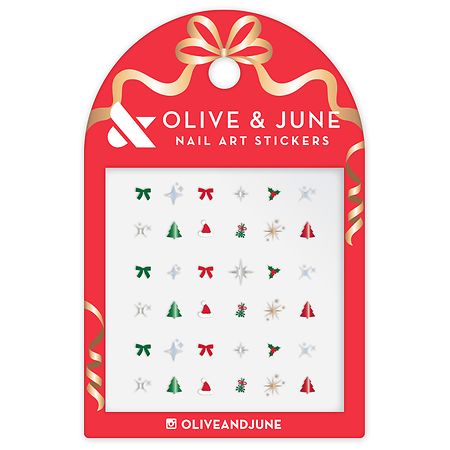 Olive & June Nail Art Stickers Chrome & Iridescent Stars