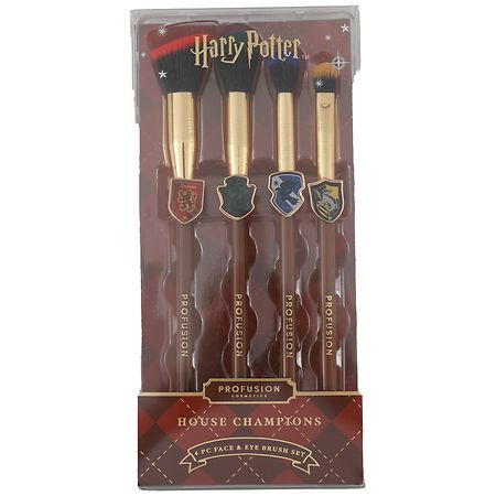 Profound Cosmetics Harry Potter Holiday House Champion Face & Eye Brush Set