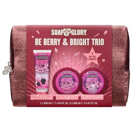Soap & Glory Be Berry & Bright Body Trio Blackberry & Musk