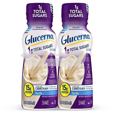 Glucerna 1g Total Sugars, Vanilla Diabetes Care Shake