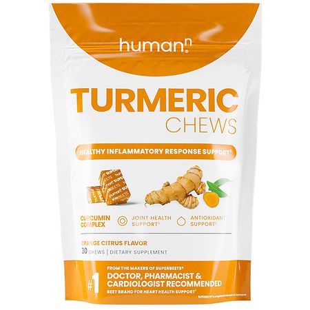 HumanN SuperBeets Turmeric Chews Orange Citrus