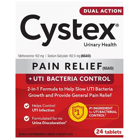 Cystex Pain Relief + UTI Bacteria Control