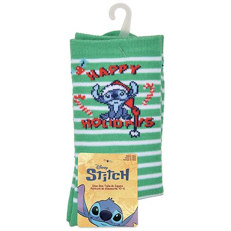 Stitch Youth Stitch Crew Socks Shoe Size 10-4
