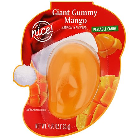 Nice! Giant Gummy Mango Peelable Candy
