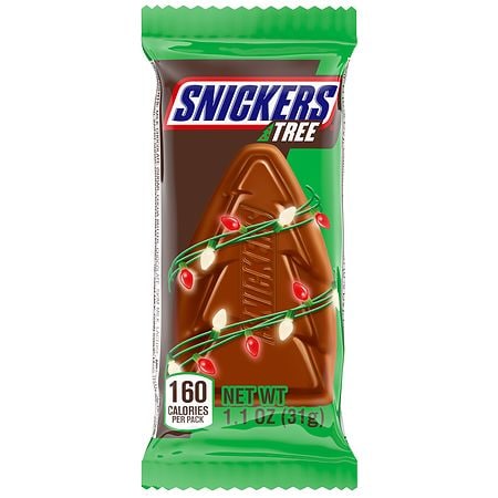 Snickers Trees Christmas Milk Chocolate Holiday Candy Bar Milk Chocolate