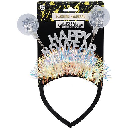 Festive Voice Happy New Year Flashing Headband