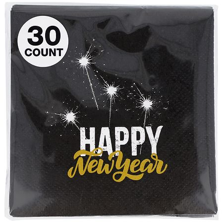 Festive Voice Paper Napkins, Happy New Year