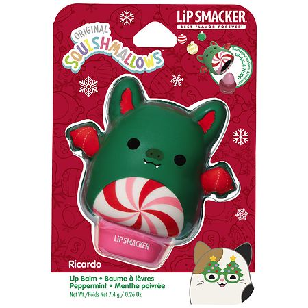 Lip Smacker Squishmallows Holiday Lip Balm Ricardo (Peppermint)