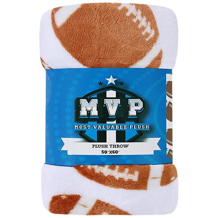 Crest Mills Printed Plush Throw