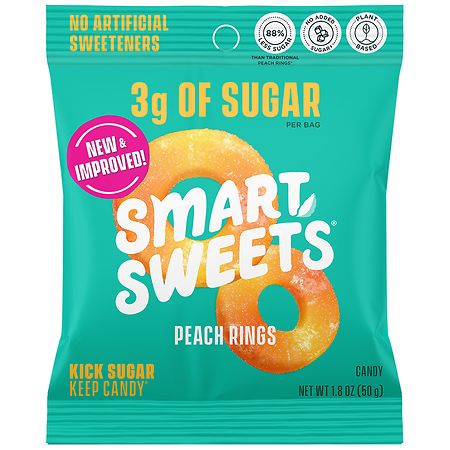 SmartSweets Peach Rings Candy