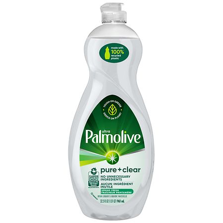 Palmolive Ultra Pure + Clear Liquid Dish Soap Spring Fresh