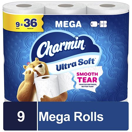 Charmin Ultra Soft Toilet Paper, Mega Rolls