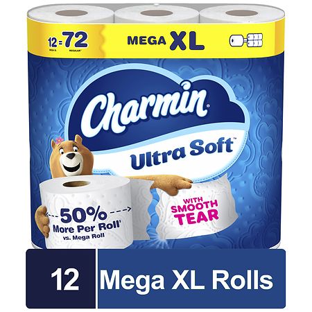 Charmin Ultra Soft Toilet Paper Mega XL Rolls