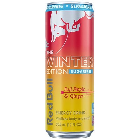 Red Bull The Winter Edition Sugar-Free Energy Drink Fuji Apple & Ginger