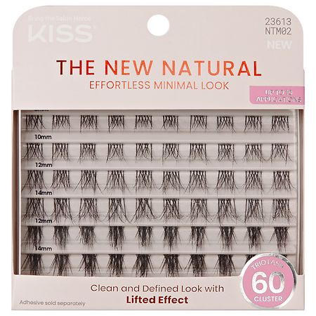 Kiss The New Natural False Eyelashes, Lash Extension Kit, Nude Blazer