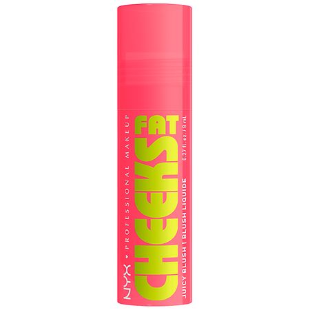 NYX Professional Makeup Fat Cheeks Juicy Liquid Blush, 24Hr Hydration & 12Hr Wear 03 Guava Gush