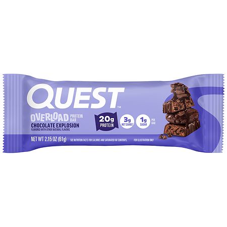 Quest Overload Protein Bar Chocolate Explosion