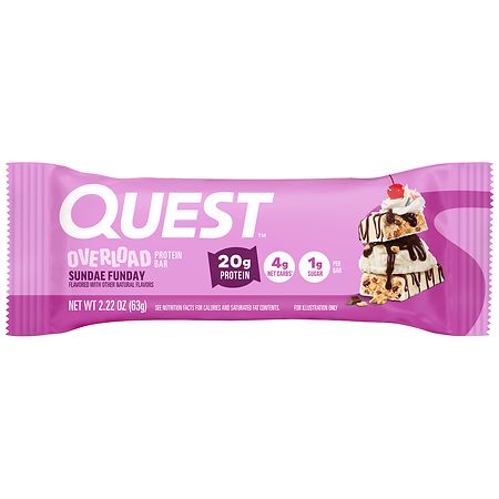 Quest Overload Protein Bar Sundae Funday