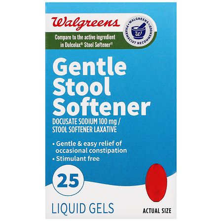 Walgreens Gentle Stool Softener Liquid Gels