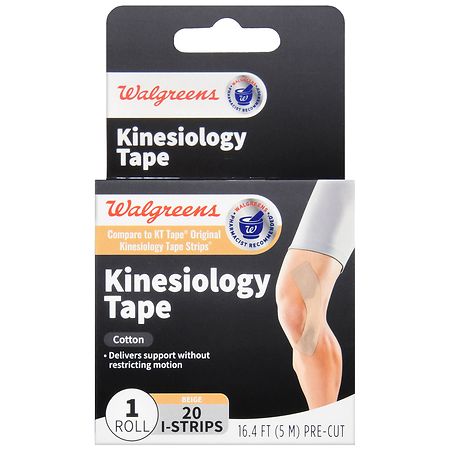 Walgreens Kinesiology Tape I-Strips Beige